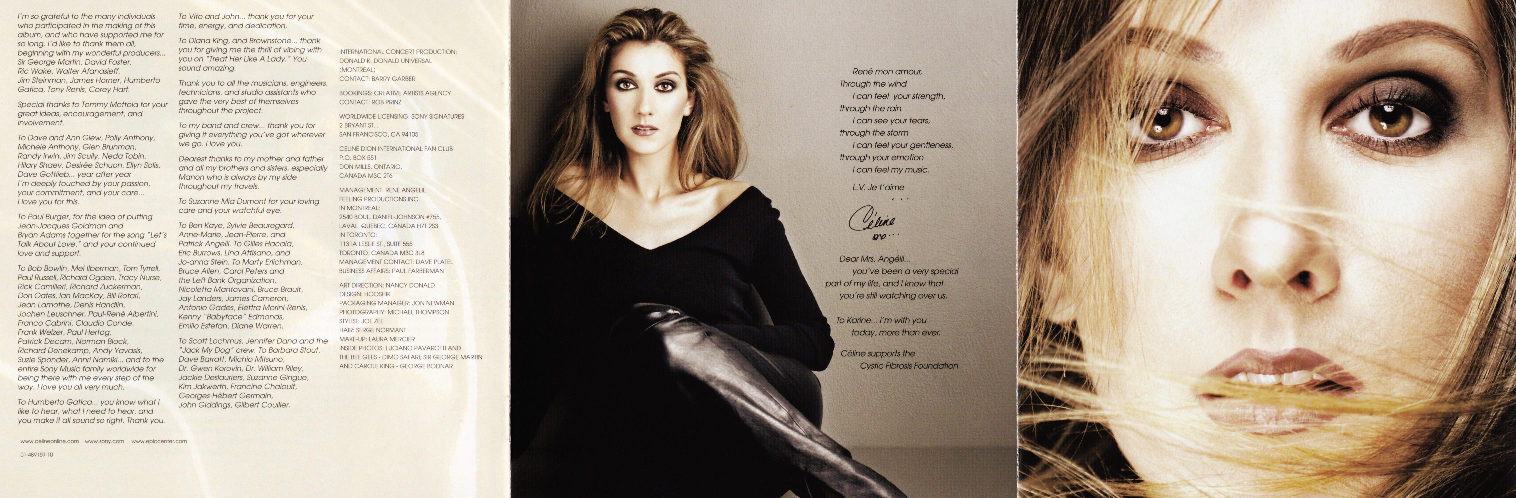 Celine Dion  Lets Talk About Love : Booklet 8